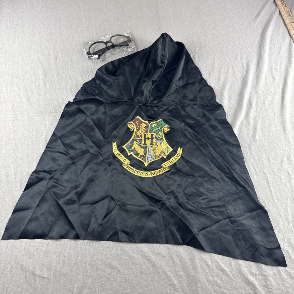 Harry Potter Cape Baby Infant Halloween Costume Cosplay w/ Glasses Hook & Loop